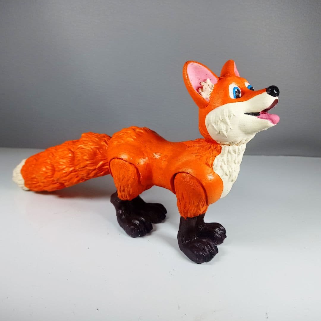 3D Printed Flexi Fox Toy/Collectable