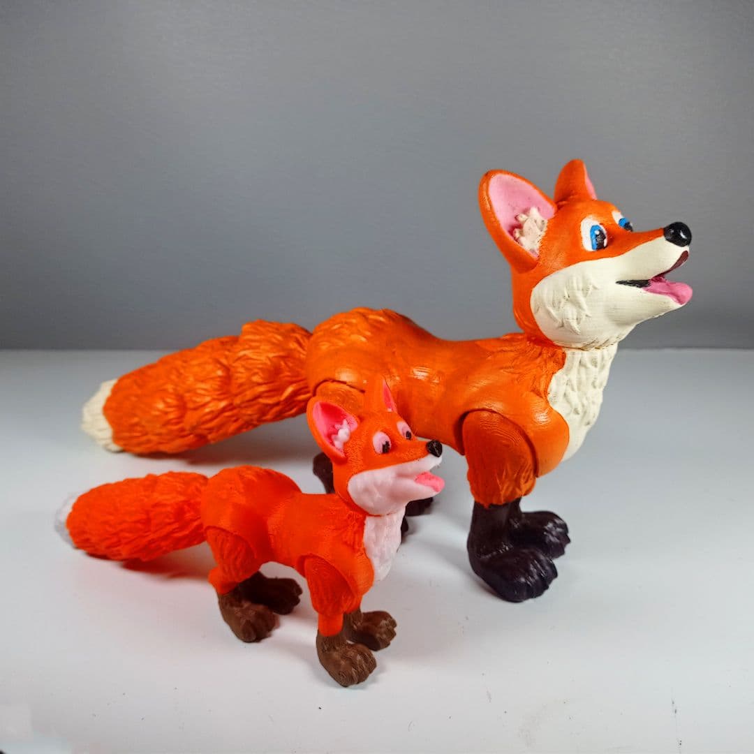3D Printed Flexi Fox Toy/Collectable hover